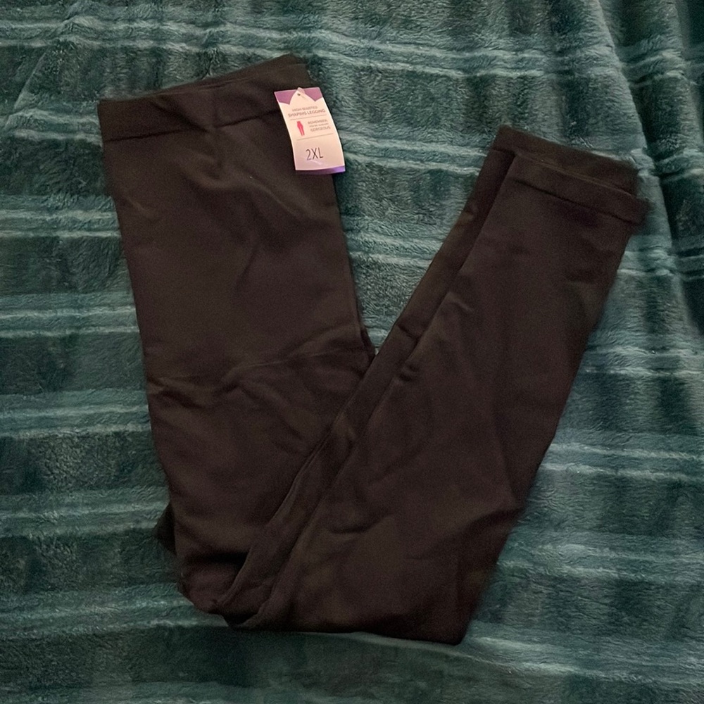 Black shaping leggings